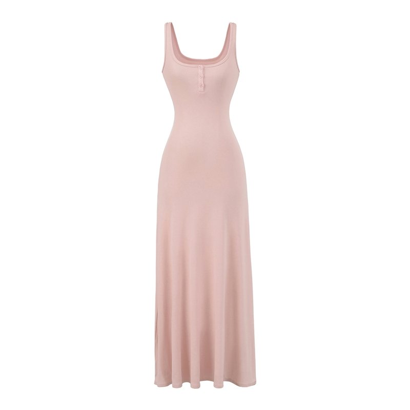 U neck tank maxi dress  #C010