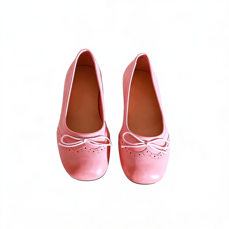 Ballet flats with carven trim  #S019